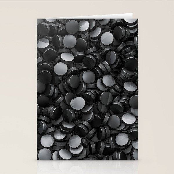 Hockey pucks Stationery Card Gallery Image 1