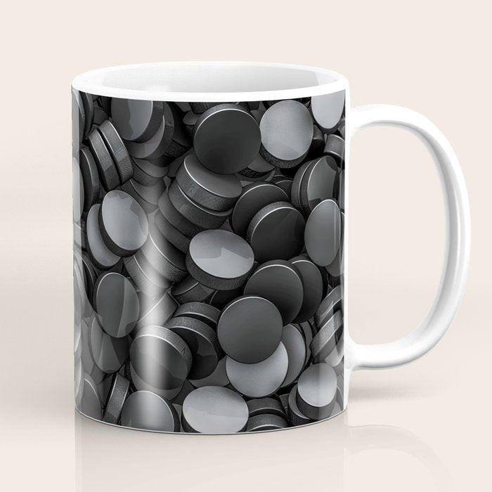 Hockey pucks Coffee Mug Gallery Image 1