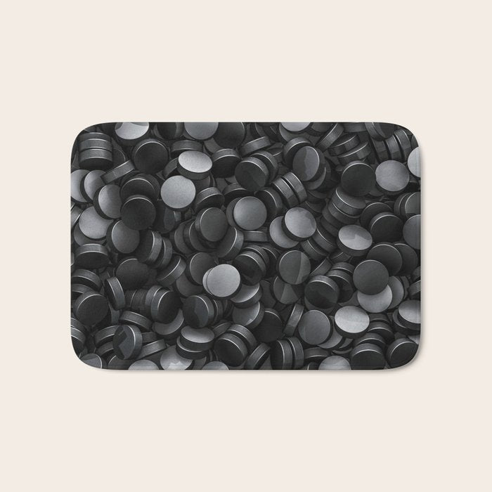 Hockey pucks Bath Mat Gallery Image 1