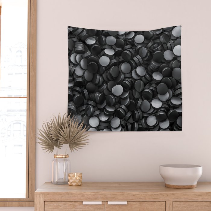 Hockey pucks Wall Tapestry Gallery Image 2