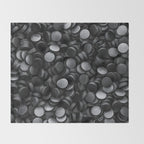 Hockey pucks Throw Blanket Gallery Image 2