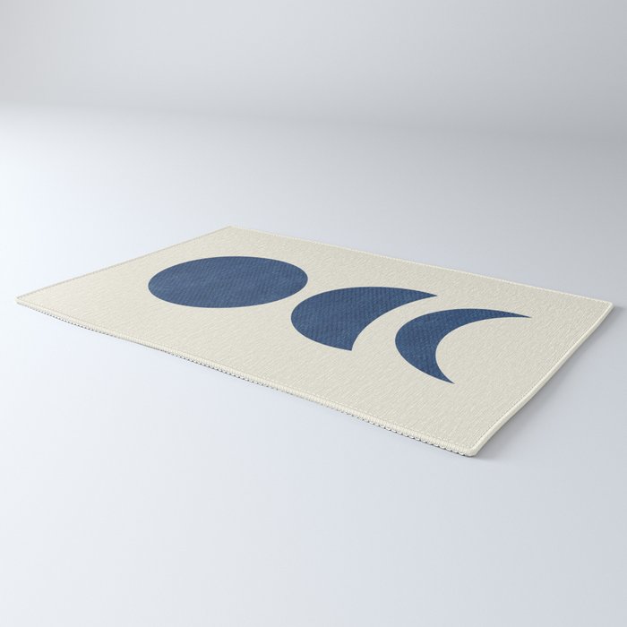 Lunar Phase - Blue Rug Gallery Image 3