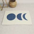 Lunar Phase - Blue Rug Gallery Image 1