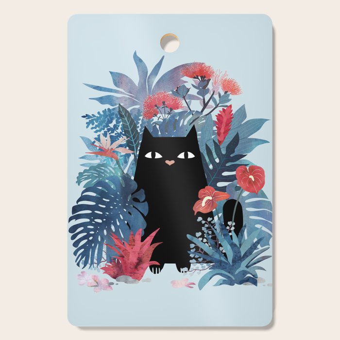 Popoki in Blue Cutting Board Gallery Image 1