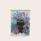 Popoki in Blue Wall Hanging Gallery Image 1