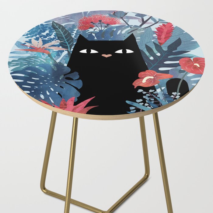 Popoki in Blue Side Table Gallery Image 2