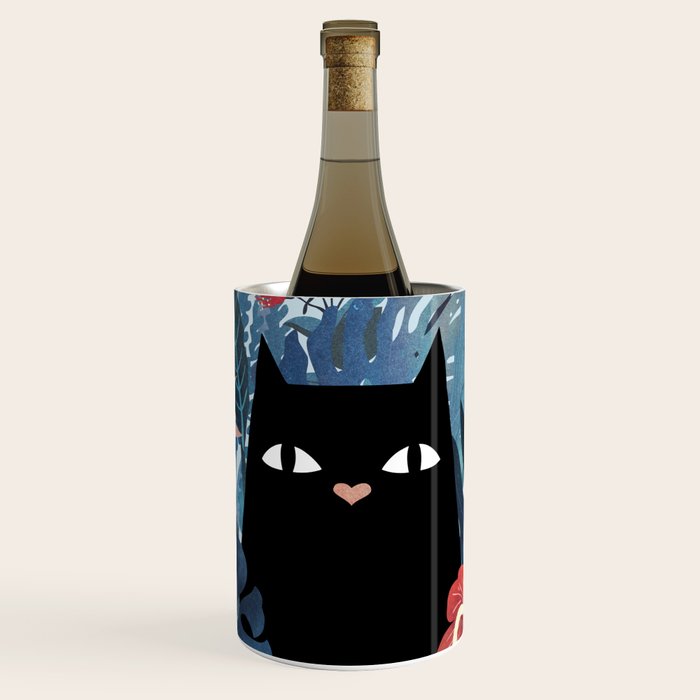 Popoki in Blue Wine Chiller Gallery Image 1