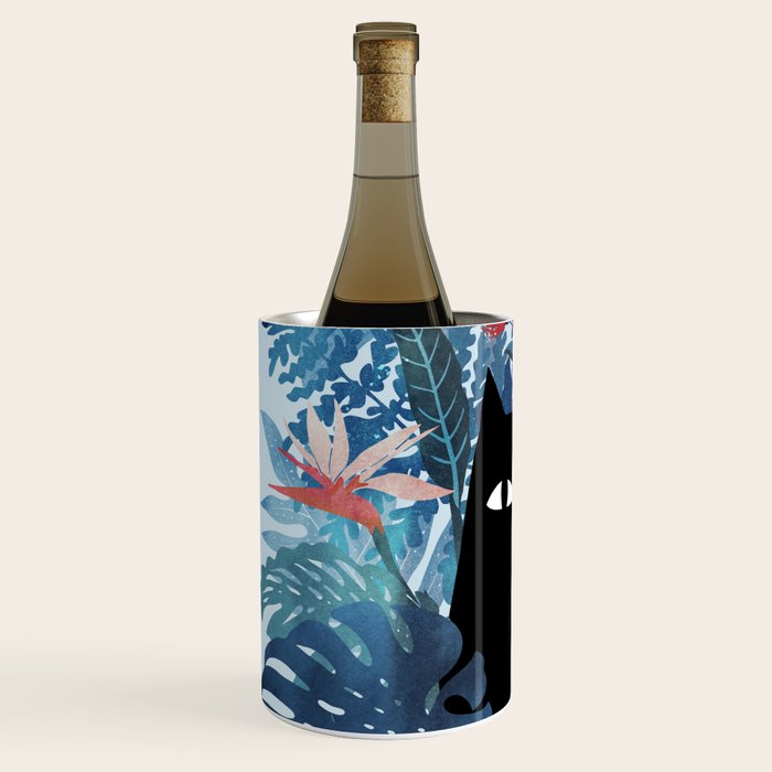 Popoki in Blue Wine Chiller Gallery Image 2