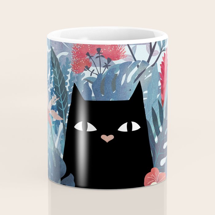 Popoki in Blue Coffee Mug Gallery Image 4