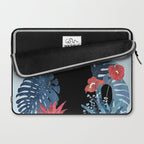 Popoki in Blue Laptop Sleeve Gallery Image 2