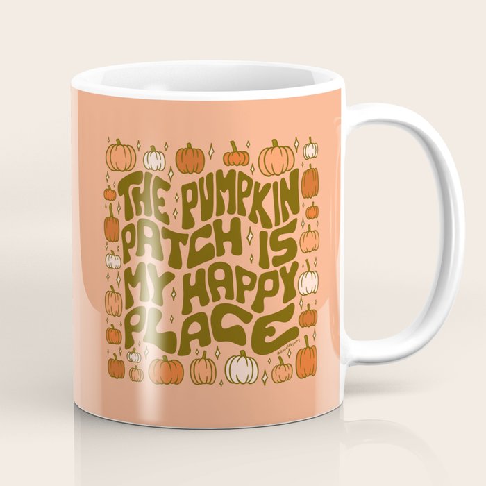 Pumpkin Patch Is My Happy Place Coffee Mug Gallery Image 1