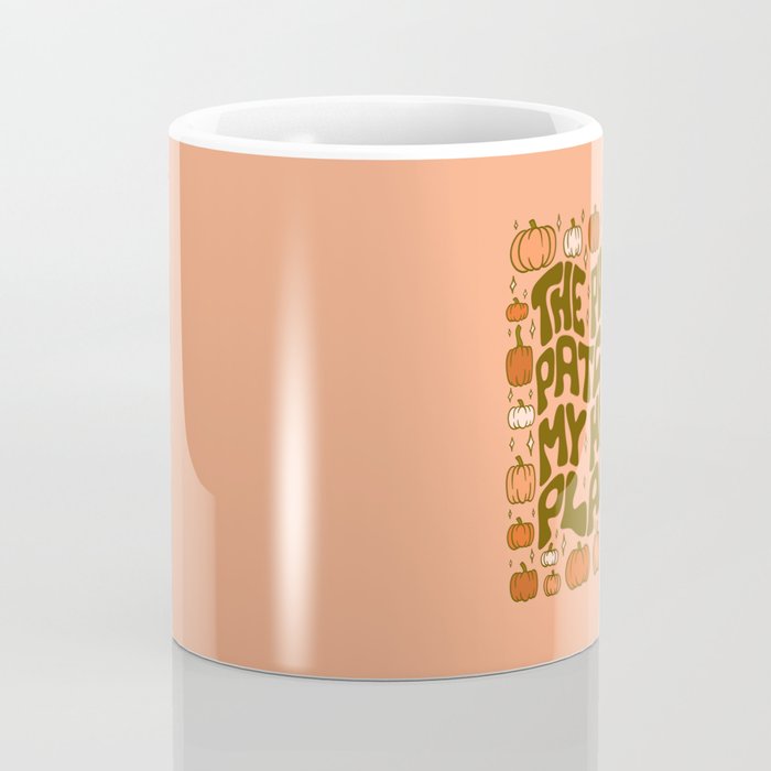 Pumpkin Patch Is My Happy Place Coffee Mug Gallery Image 4
