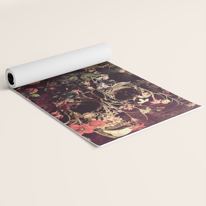 Bloom Skull Yoga Mat Gallery Image 2