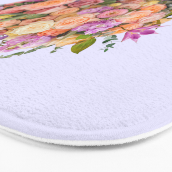 FLORAL ZEBRA Bath Mat Gallery Image 3