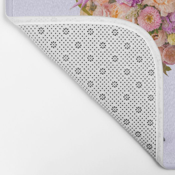 FLORAL ZEBRA Bath Mat Gallery Image 2