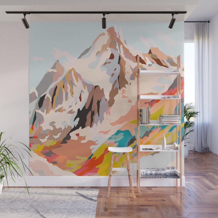 glass mountains Wall Mural Gallery Image 1