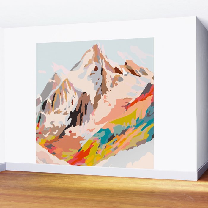 glass mountains Wall Mural Gallery Image 2
