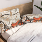 Prehistoric Bull Lascaux Cave Painting Pillow Sham Gallery Image 2