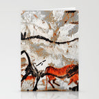 Prehistoric Bull Lascaux Cave Painting Stationery Card Gallery Image 2