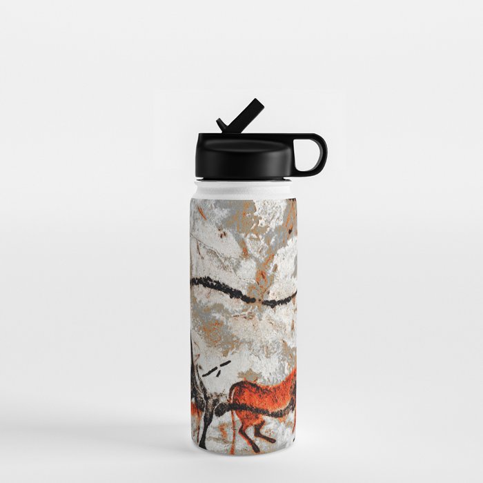 Prehistoric Bull Lascaux Cave Painting Water Bottle Gallery Image 1