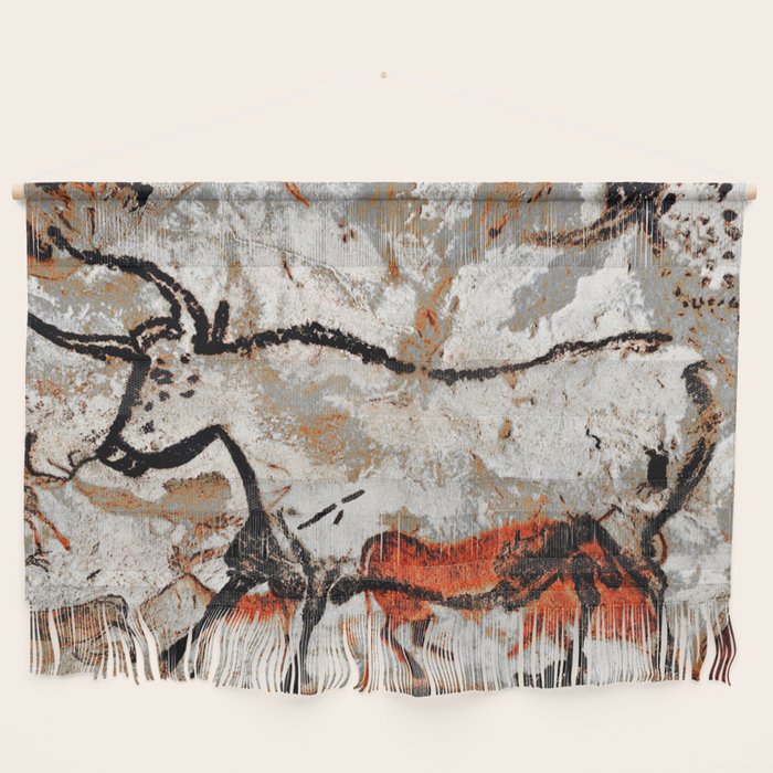 Prehistoric Bull Lascaux Cave Painting Wall Hanging Gallery Image 1