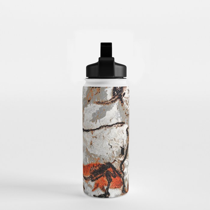 Prehistoric Bull Lascaux Cave Painting Water Bottle Gallery Image 2