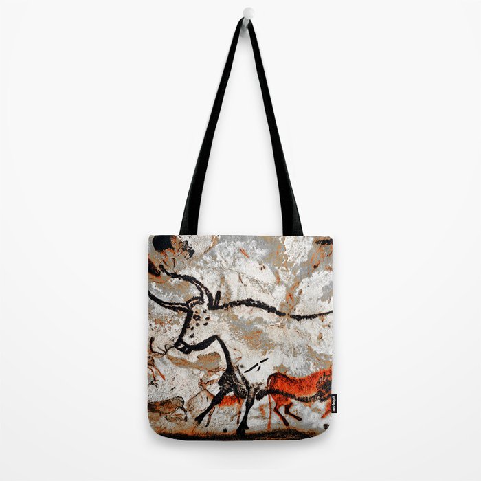 Prehistoric Bull Lascaux Cave Painting Tote Bag Gallery Image 2