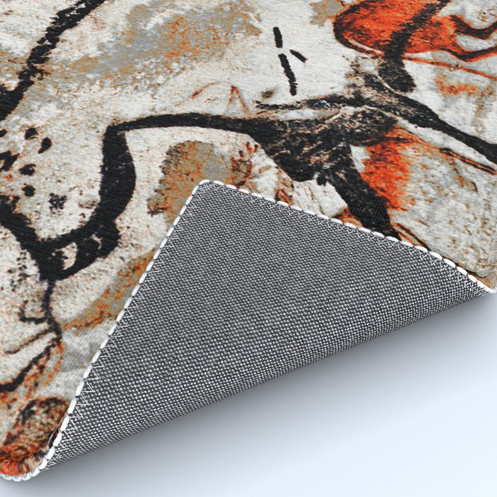 Prehistoric Bull Lascaux Cave Painting Rug Gallery Image 4