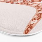 Floral Longhorn â Burnt Orange Bath Mat Gallery Image 3
