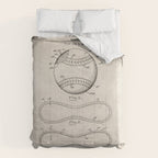 Baseball Patent - Softball Art - Antique Comforter Gallery Image 6