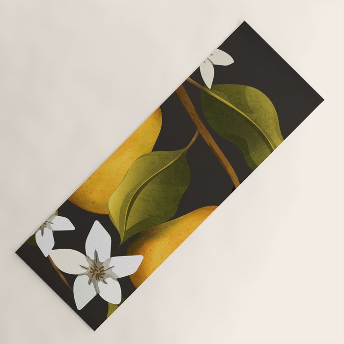 Pears Botanical Art 1 Yoga Mat Gallery Image 1