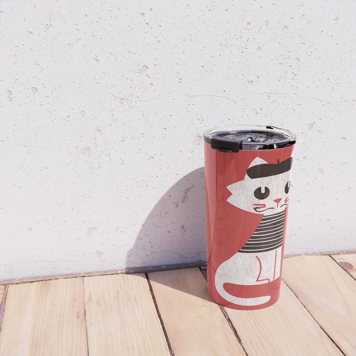 Mark the cat goes to Paris Travel Mug Gallery Image 4