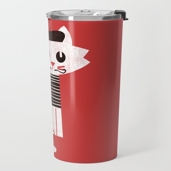 Mark the cat goes to Paris Travel Mug Gallery Image 2