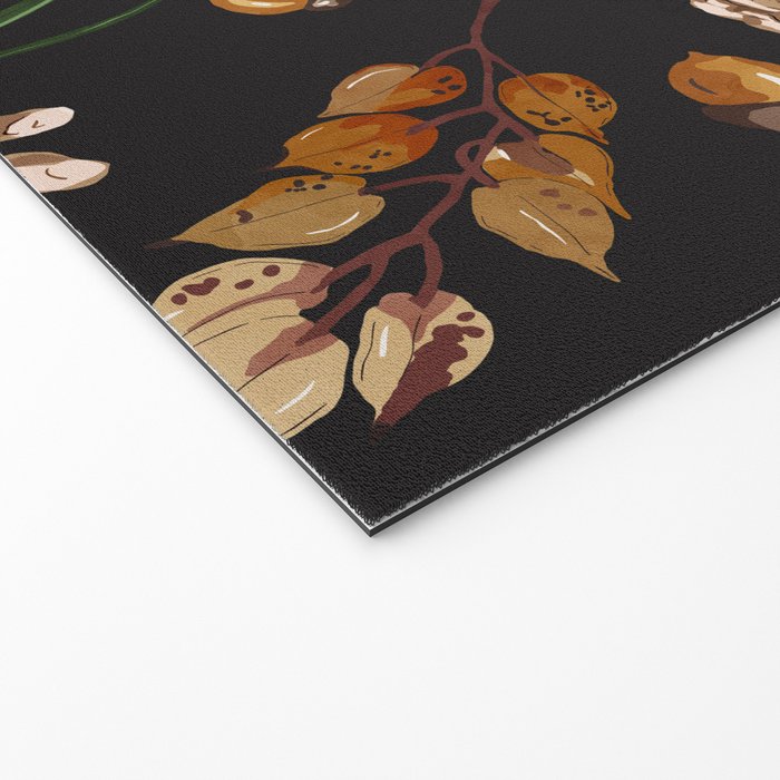 Squirrel flowering dark meadow Welcome Mat Gallery Image 2