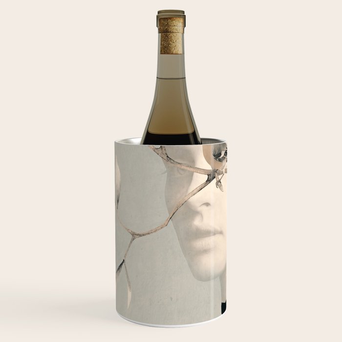 Woman and Birds 2 Wine Chiller Gallery Image 2