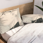 Woman and Birds 2 Pillow Sham Gallery Image 2