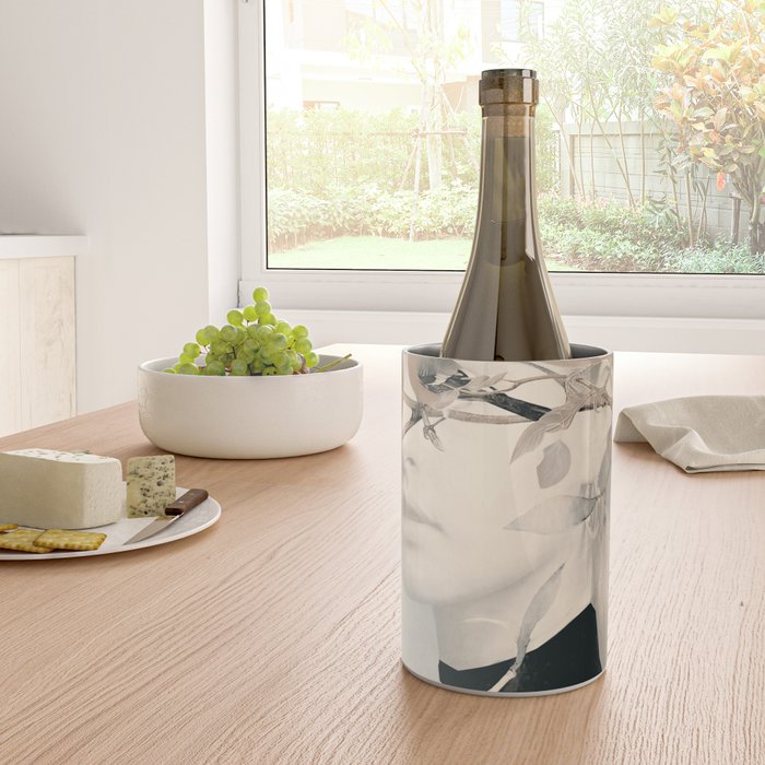 Woman and Birds 2 Wine Chiller Gallery Image 4