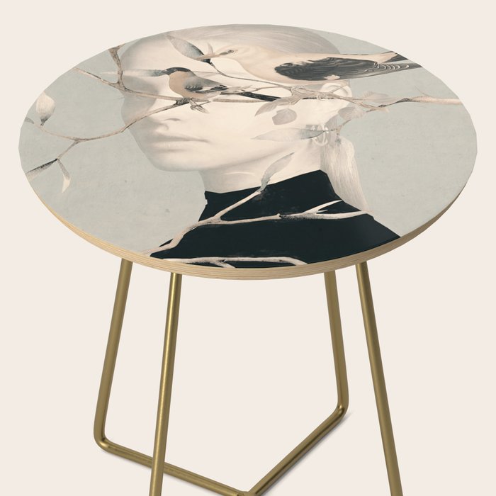 Woman and Birds 2 Side Table Gallery Image 2