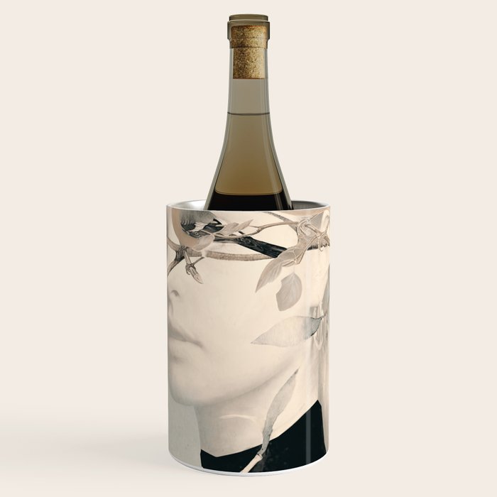 Woman and Birds 2 Wine Chiller Gallery Image 1