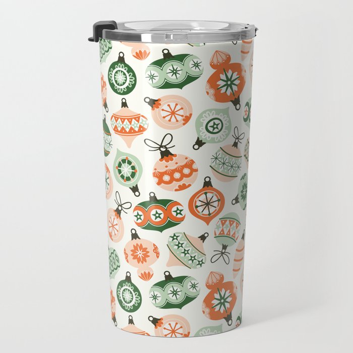 Vintage Ornaments Travel Mug Gallery Image 3