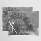 Black and white palm tree in Spain - summer nature and travel photography.  Placemat Gallery Image 1