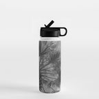 Black and white palm tree in Spain - summer nature and travel photography.  Water Bottle Gallery Image 1