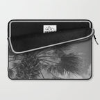 Black and white palm tree in Spain - summer nature and travel photography.  Laptop Sleeve Gallery Image 2