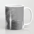 Black and white palm tree in Spain - summer nature and travel photography.  Coffee Mug Gallery Image 1