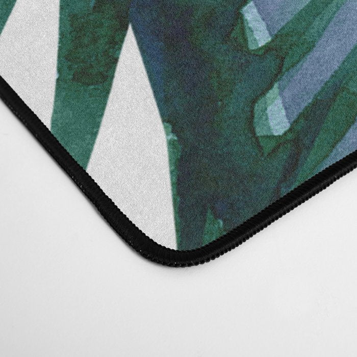 Classic Palm Leaves Tropical Jungle Green Desk Mat Gallery Image 4