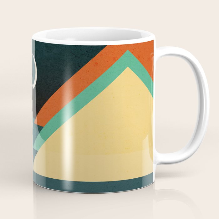 Quiet stream under crescent moon Coffee Mug Gallery Image 1