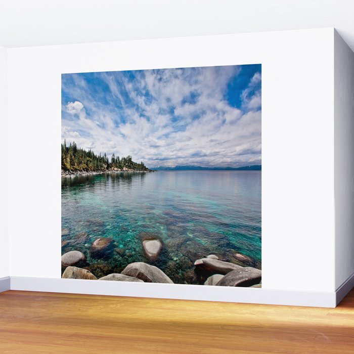 Tranquility Lake Tahoe Wall Mural Gallery Image 2