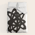 Ink Confusion White Background Comforter Gallery Image 6