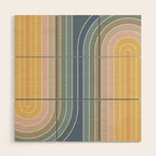 Gradient Curvature IV Wood Wall Art Gallery Image 1