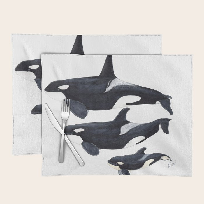 Orca (Orcinus orca) Placemat Gallery Image 1